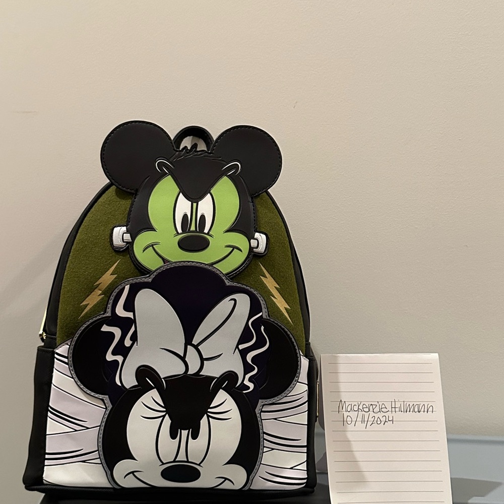Disney Frankenstein Backpack - Green and Black